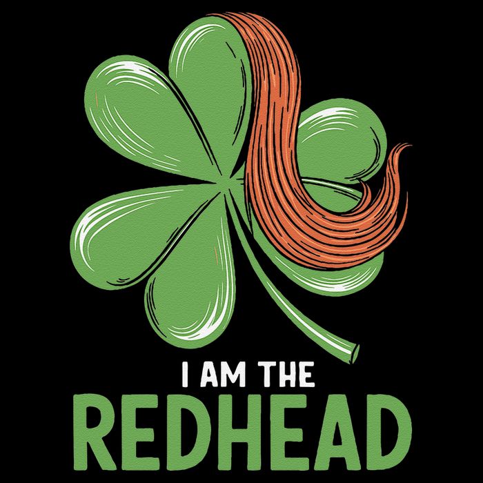 I Am The Redhead Dibs On The Redhead Funny St. Patricks Day Sustainable Bucket Hat