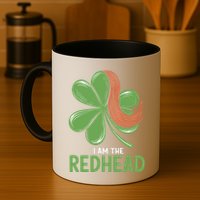 I Am The Redhead Dibs On The Redhead Funny St. Patricks Day Mug