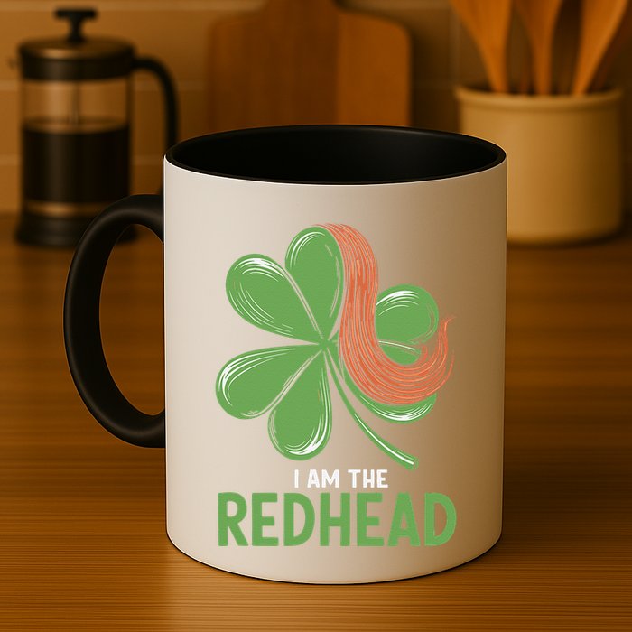 I Am The Redhead Dibs On The Redhead Funny St. Patricks Day Mug