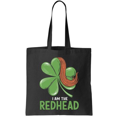 I Am The Redhead Dibs On The Redhead Funny St. Patricks Day Bag