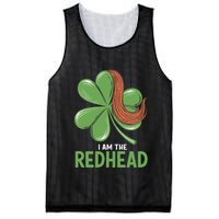 I Am The Redhead Dibs On The Redhead Funny St. Patricks Day Mesh Reversible Basketball Jersey Tank