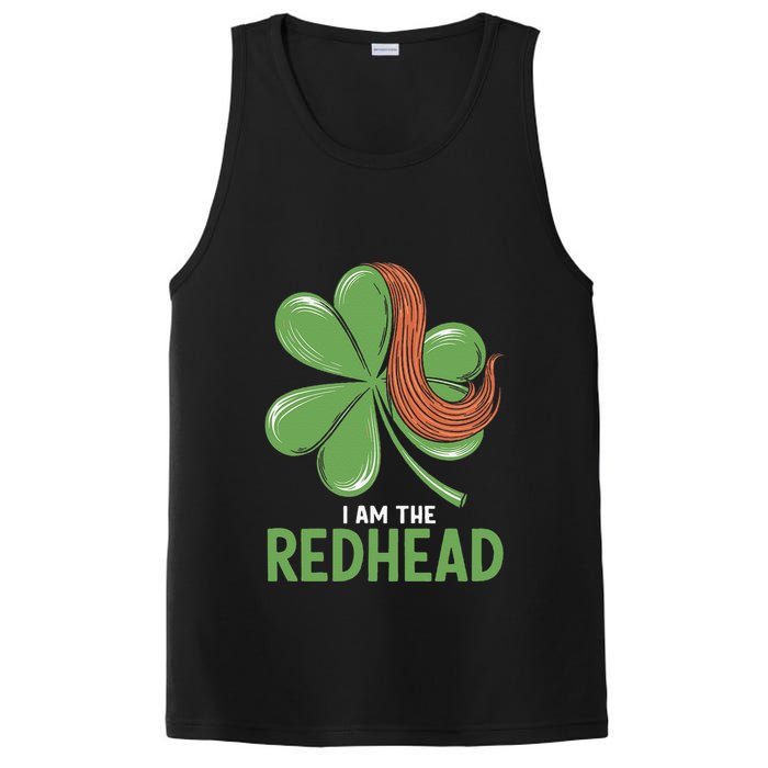 I Am The Redhead Dibs On The Redhead Funny St. Patricks Day PosiCharge Competitor Tank