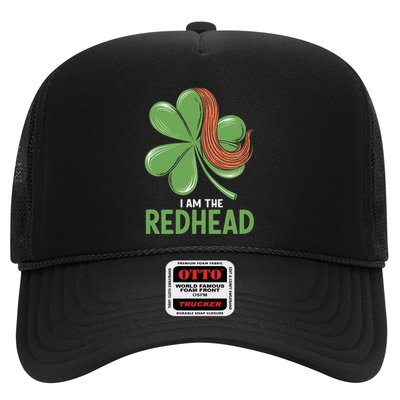 I Am The Redhead Dibs On The Redhead Funny St. Patricks Day Trucker Hat