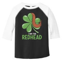 I Am The Redhead Dibs On The Redhead Funny St. Patricks Day Toddler Fine Jersey T-Shirt