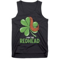 I Am The Redhead Dibs On The Redhead Funny St. Patricks Day Tank Top