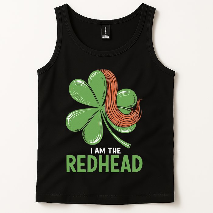 I Am The Redhead Dibs On The Redhead Funny St. Patricks Day Tank Top