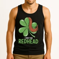 I Am The Redhead Dibs On The Redhead Funny St. Patricks Day Tank Top