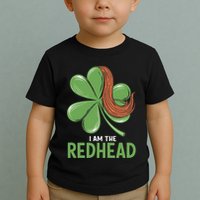 I Am The Redhead Dibs On The Redhead Funny St. Patricks Day Toddler T-Shirt
