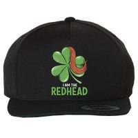 I Am The Redhead Dibs On The Redhead Funny St. Patricks Day Wool Snapback Cap