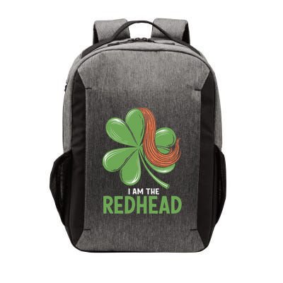 I Am The Redhead Dibs On The Redhead Funny St. Patricks Day Vector Backpack