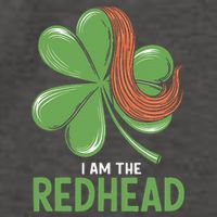 I Am The Redhead Dibs On The Redhead Funny St. Patricks Day Vector Backpack
