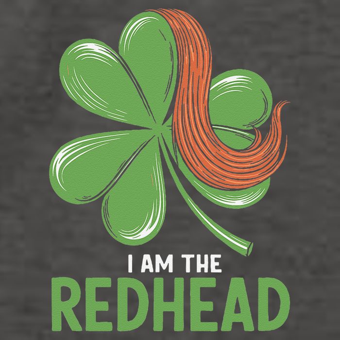 I Am The Redhead Dibs On The Redhead Funny St. Patricks Day Vector Backpack