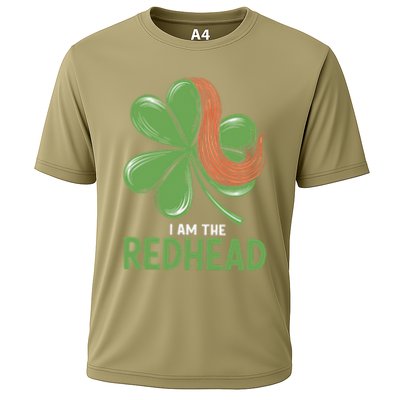 I Am The Redhead Dibs On The Redhead Funny St. Patricks Day Performance Shirt
