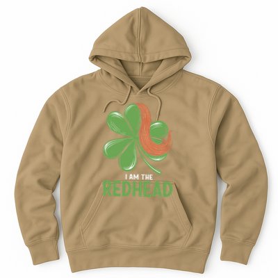 I Am The Redhead Dibs On The Redhead Funny St. Patricks Day Hoodie