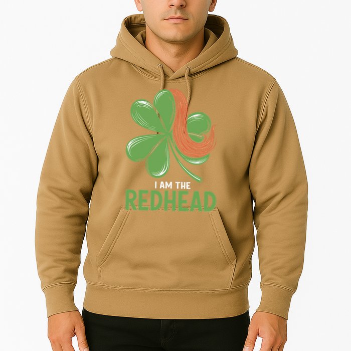 I Am The Redhead Dibs On The Redhead Funny St. Patricks Day Hoodie