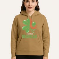 I Am The Redhead Dibs On The Redhead Funny St. Patricks Day Hoodie