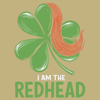 I Am The Redhead Dibs On The Redhead Funny St. Patricks Day T-Shirt