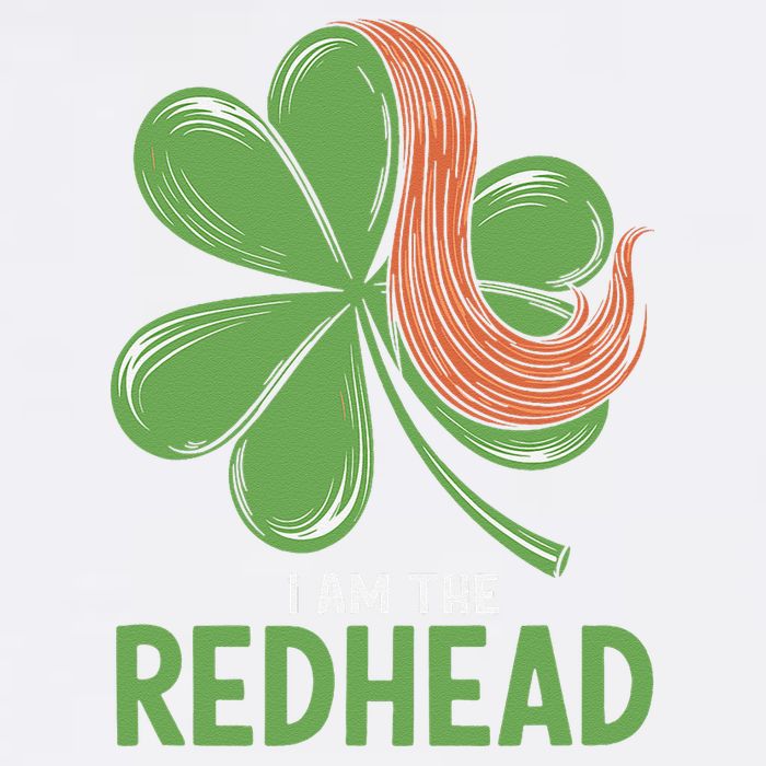 I Am The Redhead Dibs On The Redhead Funny St. Patricks Day Garment-Dyed Sweatshirt