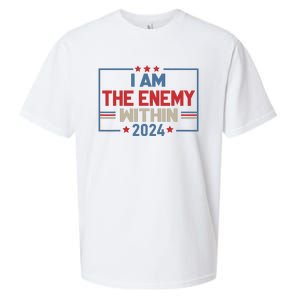 I Am The Enemy Within Kamala Harris 2024 Sueded Cloud Jersey T-Shirt