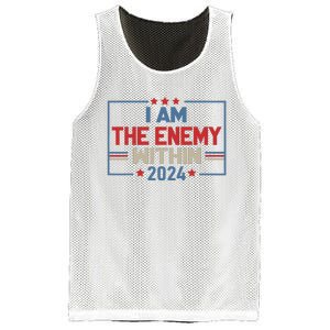 I Am The Enemy Within Kamala Harris 2024 Mesh Reversible Basketball Jersey Tank