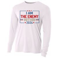 I Am The Enemy Within Kamala Harris 2024 Cooling Performance Long Sleeve Crew