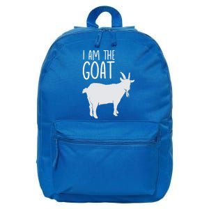 I Am The GOAT Greatest Of All Time Athletics Gift 16 in Basic Backpack