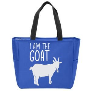 I Am The GOAT Greatest Of All Time Athletics Gift Zip Tote Bag