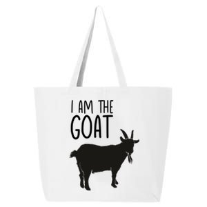 I Am The GOAT Greatest Of All Time Athletics Gift 25L Jumbo Tote