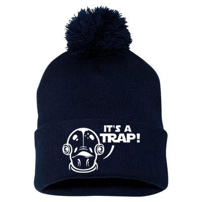 Its A Trap Pom Pom 12in Knit Beanie