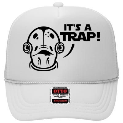 Its A Trap High Crown Mesh Back Trucker Hat