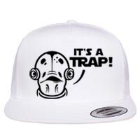 Its A Trap Flat Bill Trucker Hat