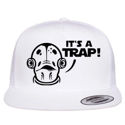 Its A Trap Flat Bill Trucker Hat