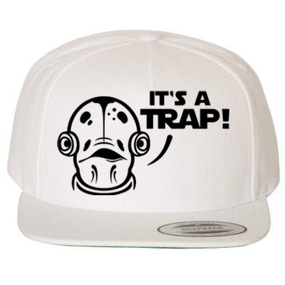 Its A Trap Wool Snapback Cap