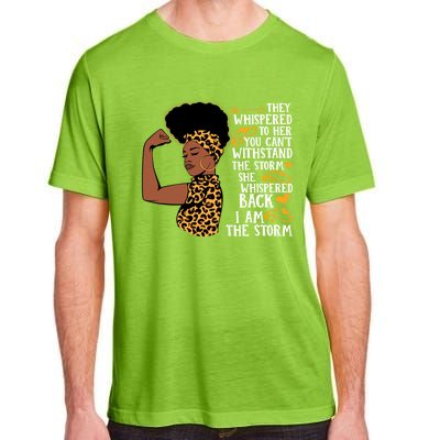 I Am The Storm Melanin Afro Black Magic Black History Funny Gift Adult ChromaSoft Performance T-Shirt