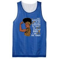 I Am The Storm Melanin Afro Black Magic Black History Funny Gift Mesh Reversible Basketball Jersey Tank