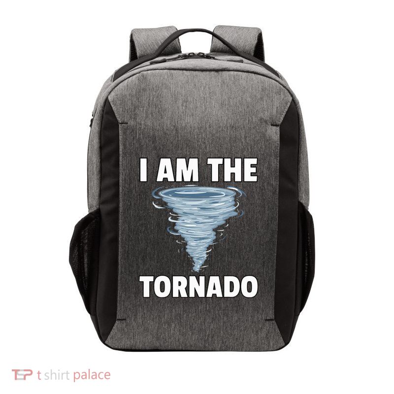 I Am The Storm Twister Tornado Hurricane Meteorologist Vector Backpack