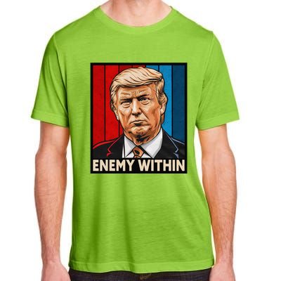 I Am The Enemy Within Trump And Harris Vibe Adult ChromaSoft Performance T-Shirt