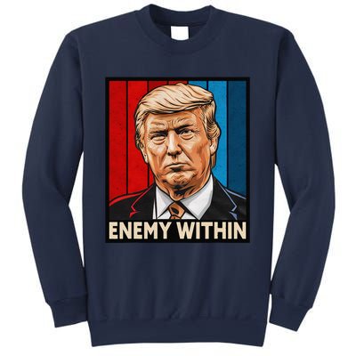 I Am The Enemy Within Trump And Harris Vibe Sweatshirt