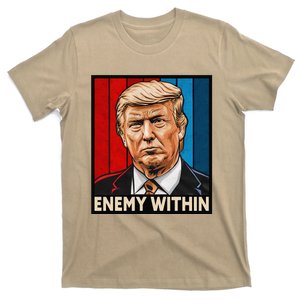 I Am The Enemy Within Trump And Harris Vibe T-Shirt