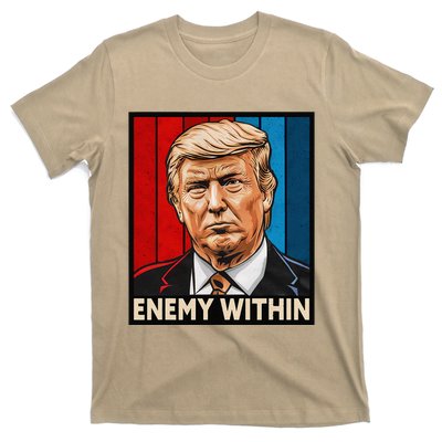 I Am The Enemy Within Trump And Harris Vibe T-Shirt