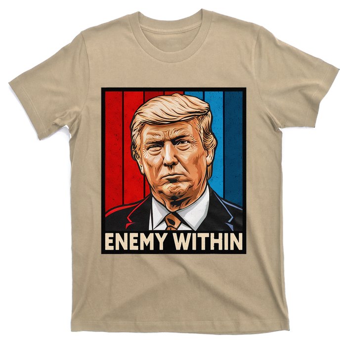 I Am The Enemy Within Trump And Harris Vibe T-Shirt