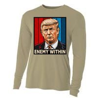 I Am The Enemy Within Trump And Harris Vibe Cooling Performance Long Sleeve Crew