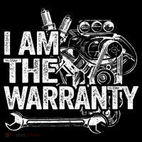 I Am The Warranty Race Car Parts Engine Auto Funny Mechanic Sustainable Bucket Hat