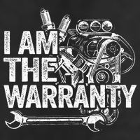 I Am The Warranty Race Car Parts Engine Auto Funny Mechanic 15oz Campfire Ceramic Mug