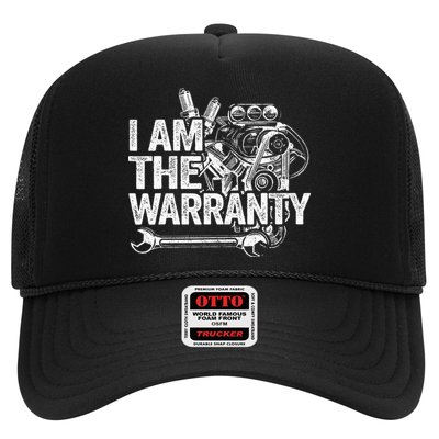 I Am The Warranty Race Car Parts Engine Auto Funny Mechanic Trucker Hat