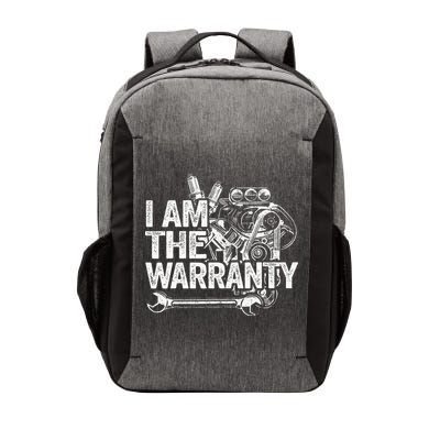 I Am The Warranty Race Car Parts Engine Auto Funny Mechanic Vector Backpack
