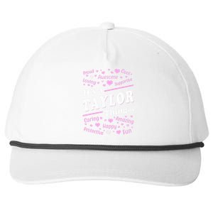 ItS A Taylor Thing Proud Family Surname Taylor Snapback Five-Panel Rope Hat