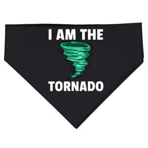 I Am The Storm Twister Tornado Hurricane Meteorologist USA-Made Doggie Bandana