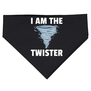 I Am The Storm Twister Tornado Hurricane Meteorologist USA-Made Doggie Bandana