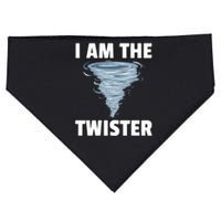 I Am The Storm Twister Tornado Hurricane Meteorologist USA-Made Doggie Bandana